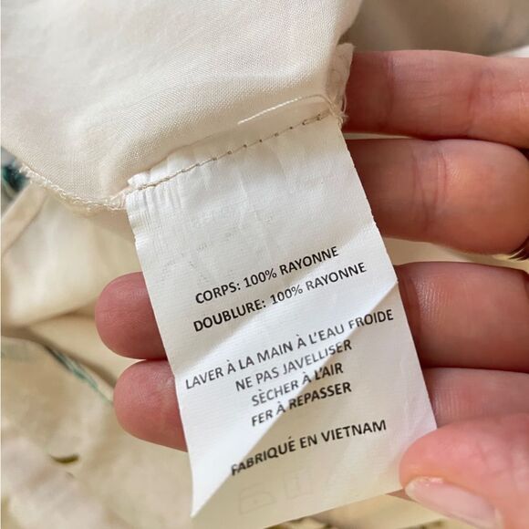 Lush Floral Cold Shoulder Long Sleeve Dress S - Picture 9 of 15